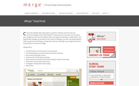 eMerge™ Study Portal - Merge