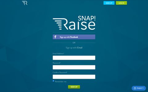 Fundraiser Signup | Snap! Raise