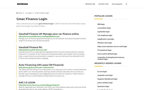 Gmac Finance Login ❤️ One Click Access - iLoveLogin
