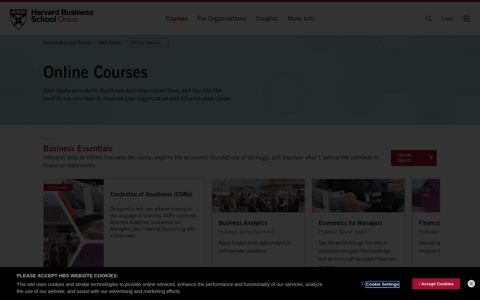 Online Business Courses & Certifications | HBS Online