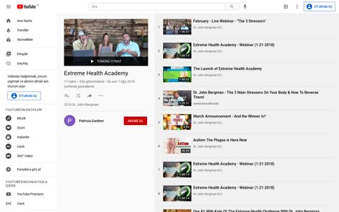 Extreme Health Academy - YouTube
