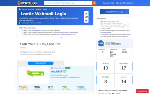 Lantic Webmail Login - Portal-DB.live