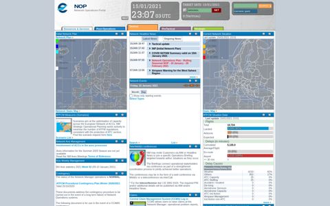NOP Portal - Network operations - Eurocontrol