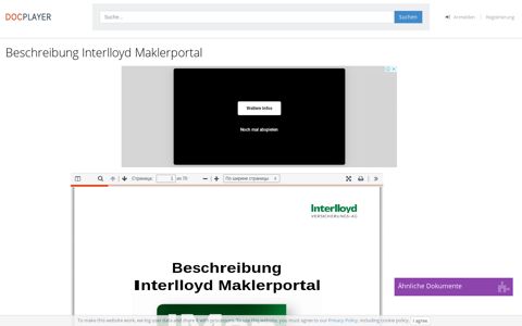 Beschreibung Interlloyd Maklerportal - PDF Kostenfreier ...