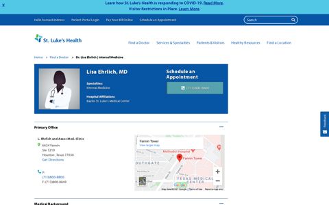 Lisa Ehrlich | CHI St. Luke's Health