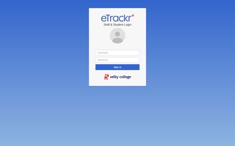 eTrackr - Selby - Selby College