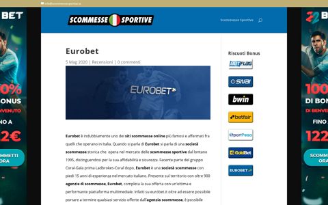 Eurobet Scommesse Online ... - Eurobet Scommesse Sportive