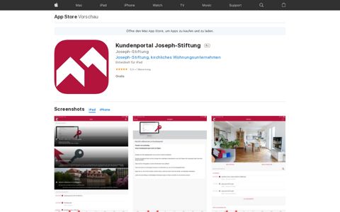 ‎Kundenportal Joseph-Stiftung im App Store