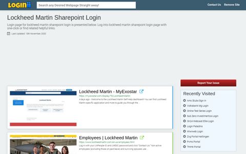 Lockheed Martin Sharepoint Login - Loginii.com