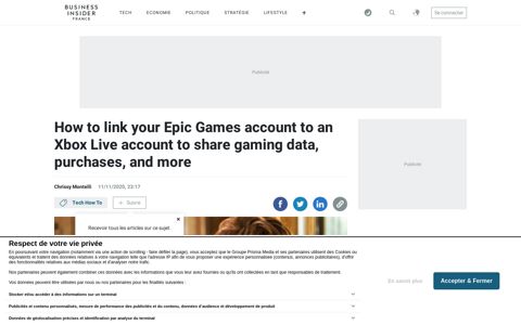 How to link an Epic Games account to Xbox Live - Business ...