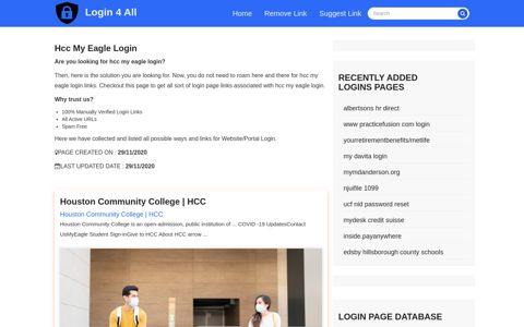 hcc my eagle login - Official Login Page [100% Verified] - Login 4 All