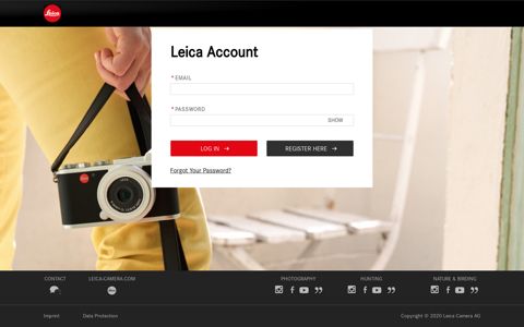 Login - Leica Account - Leica Camera