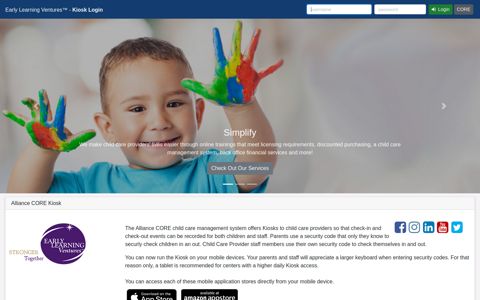 Early Learning Ventures Login