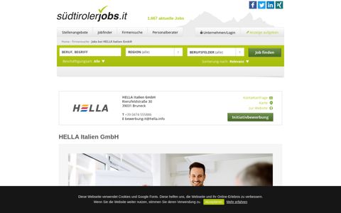 Jobs bei HELLA Italien GmbH - suedtirolerjobs.it