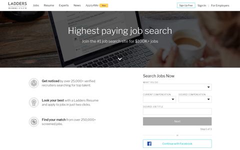 Highest Paying Job Search - For Professional Careers Only ...