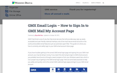 GMX Email Login - How to Sign In to GMX Mail My Account ...