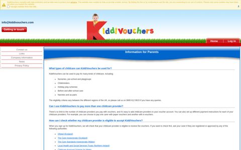 Using Childcare Vouchers / KiddiVouchers Childcare Vouchers