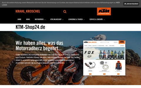 KTM-Shop24.de - KTM Krahl & Kroschel