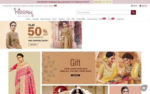 Indian Online Shopping Site for Women & Men - Latest Online ...