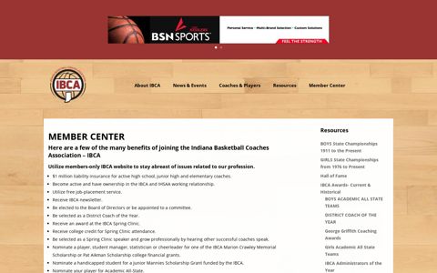 Member Center | Indiana Basketball Coaches Association
