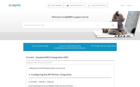 Cornell - Standard PACS Integration (SPI) : ezyVet - Beautiful ...