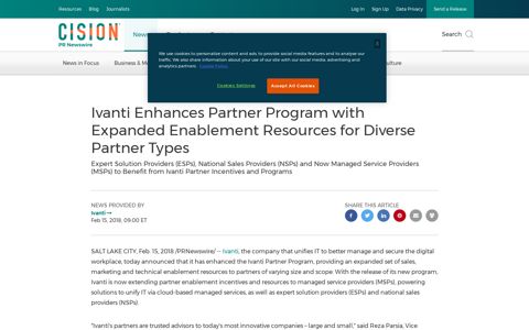 Ivanti Enhances Partner Program with Expanded Enablement ...