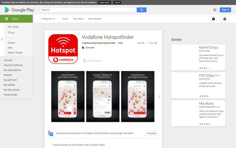 Vodafone Hotspotfinder - Apps on Google Play
