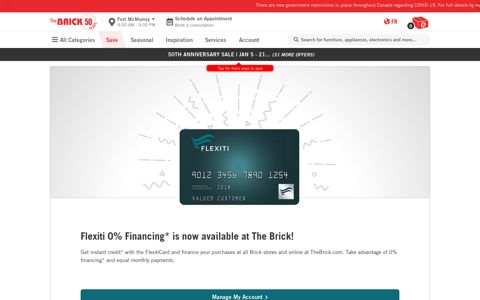 Financing Flexiti | The Brick