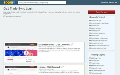 Gs1 Trade Sync Login - Loginii.com