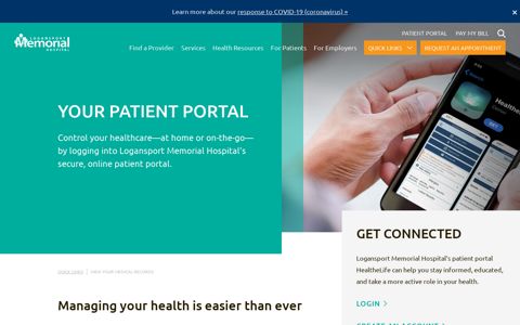 Patient Portal | Logansport Memorial Hospital