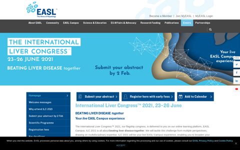 The International Liver Congress 2021 - EASL-The Home of ...