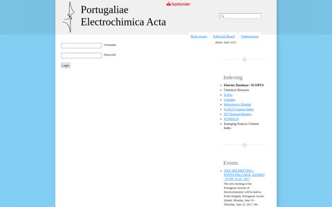 Portugaliae Electrochimica Acta Users