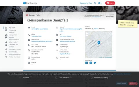 Kreissparkasse Saarpfalz | Implisense