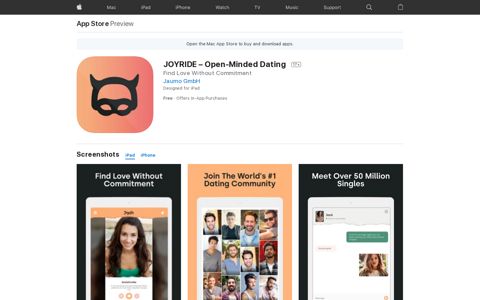 ‎JOYRIDE – Open-Minded Dating on the App Store