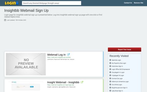 Insightbb Webmail Sign Up - Loginii.com