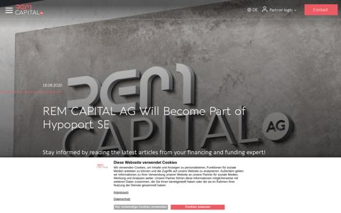 REM CAPITAL AG Will Become Part of Hypoport SE | REM ...