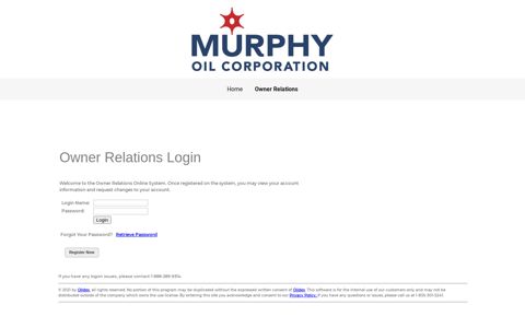 Owner Relations | Murphy Oil Corporation