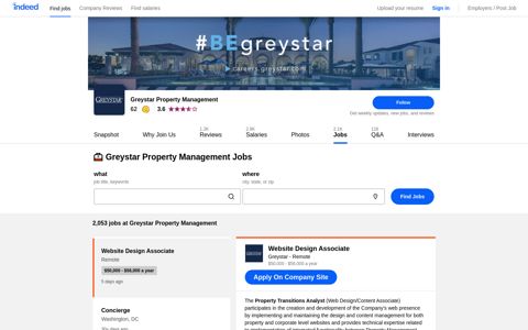 Greystar Property Management Jobs and Careers | Indeed.com