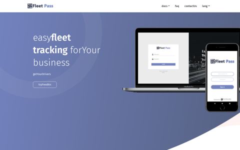 Fleet Pass — Fleet tracking application for businesses