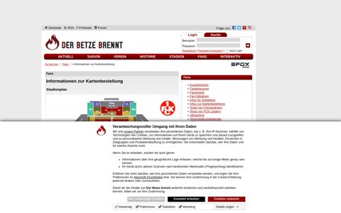 Informationen zur Kartenbestellung für FCK-Spiele | Der Betze ...