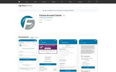 ‎Fortiva Account Center on the App Store