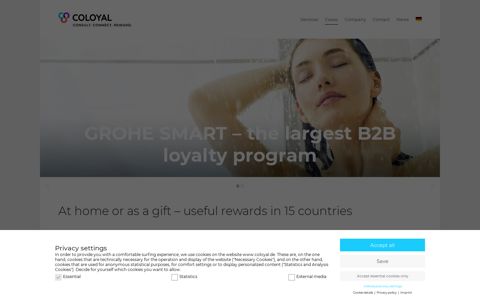 GROHE SMART - B2B loyalty program for 15 countries | Coloyal