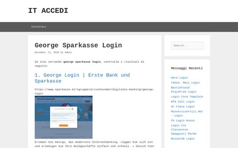 George Sparkasse Login - ItAccedi