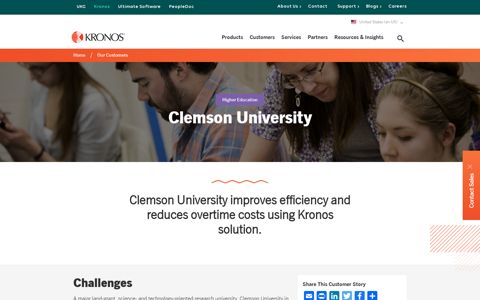 Clemson University Customer Story | Kronos