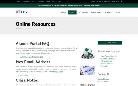 Online Resources | Ivey Alumni - Ivey Business School