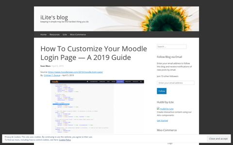 How To Customize Your Moodle Login Page — A 2019 Guide ...