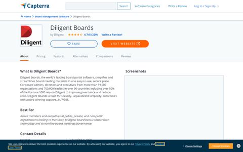 Diligent Boards Reviews and Pricing - 2020 - Capterra