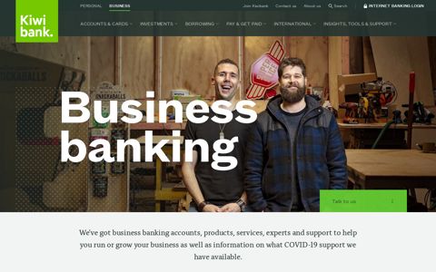 Business banking - Kiwibank