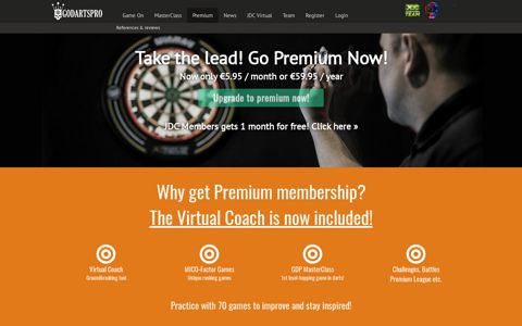 Premium - GoDartsPro - Online darts practicing games