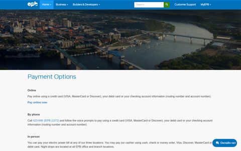 Payment Options | EPB